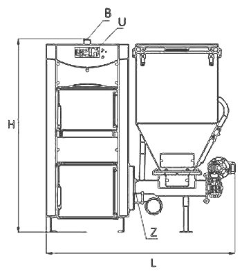 TЕХНИЧЕСКИ ХАРАКТЕРИСТИКИ BURNiT ADVANCE UB - ИЗГЛЕД ОТПРЕД