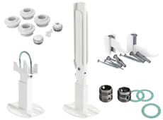 Скоби, конзоли, фитинги и аксесоари за радиатори