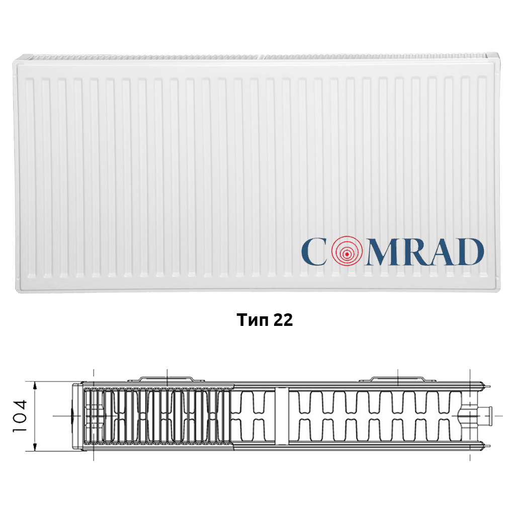 Comrad/ Unmak - Стоманени панелни радиатори Тип 22 PKKP